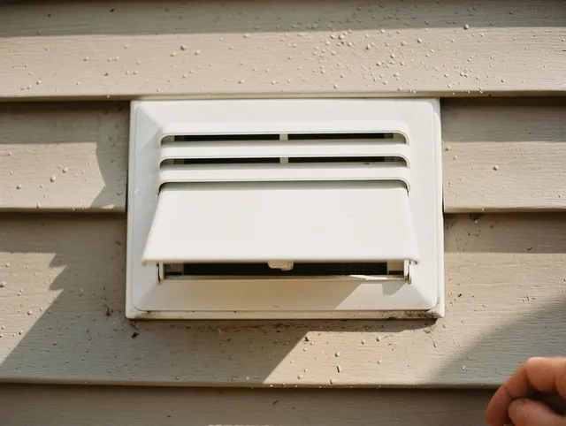 Cudahy Dryer Vent Cleaning technician performing professional exhaust vent cleaning at a residential property in Cudahy